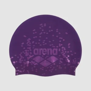Arena Shine Silicone Cap Plum-Violet 009386-200