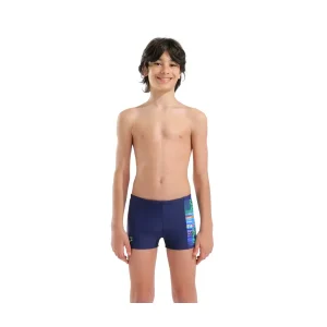 Arena Boy's Lit Logo Swim Short Blue Παιδικό Μαγιό 010692-750