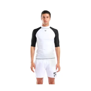 Arena Men's Rash Vest S/S Graphic Black/White 011108-105
