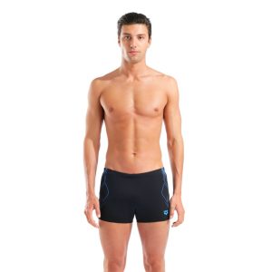 Arena Men's Graphic Swim Short Black/Turquoise 011186-508