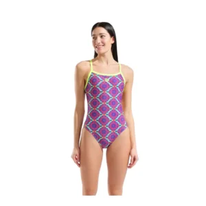 Arena Women's Floral Swim Challenge Γυναικείο Μαγιό Προπόνησης 011649-696