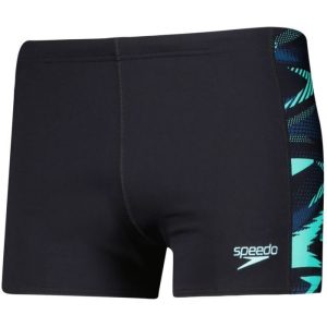 Speedo Men's HyperBoom Panel Aquashort Black/Dark Teal 8-00301416009