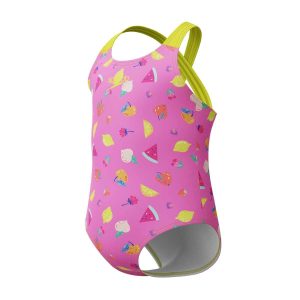 Speedo Girls Infant Printed Crossback Swimsuit 8-003142002