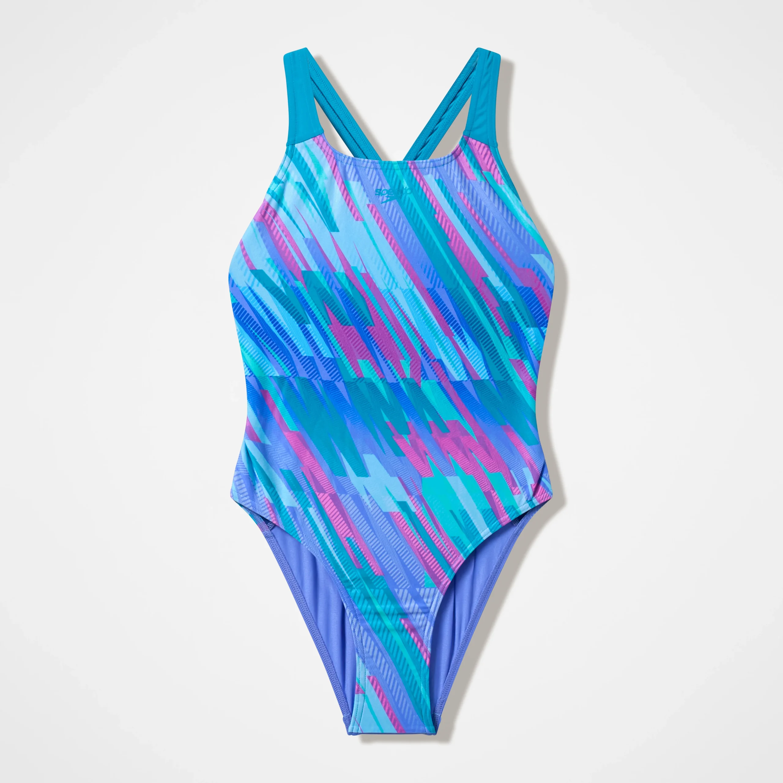 Speedo Girl's Printed Powerback Swimsuit Μαγιό Κολύμβησης 8-003734003