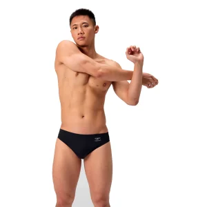 Speedo Men's Solid Endurance+ Brief Black 8-005186001