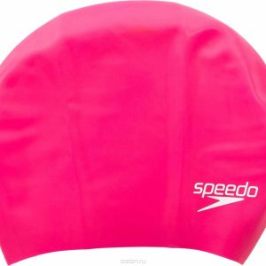 Speedo Adult Long Hair Silicone Cap Pink 8-061688A064