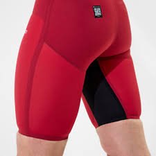 Speedo Men's Fastskin LZR Pure Valor 2.0 Jammer Red/Black 8-15861002 - Image 4