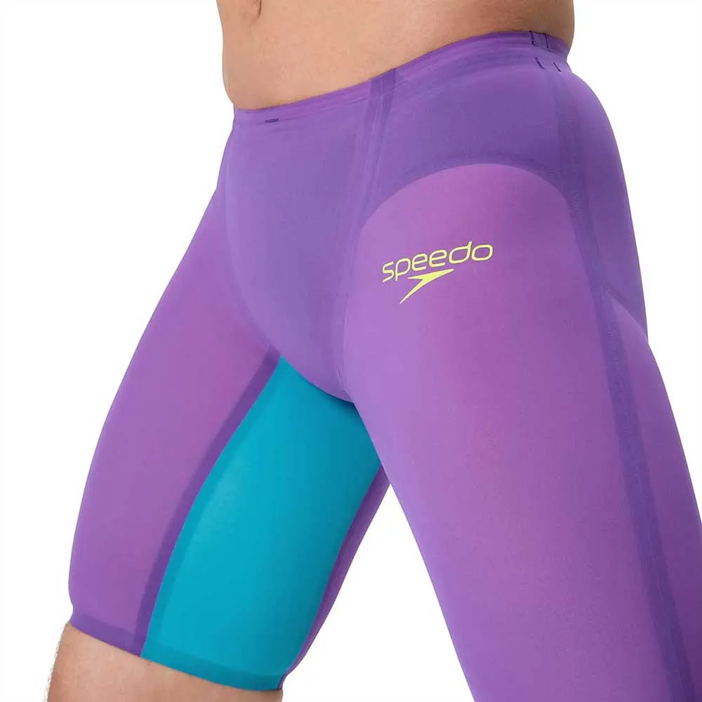 Speedo Men's Fastskin LZR Pure Valor 2.0 Jammer Purple/Turquoise 8-15861004 - Image 4