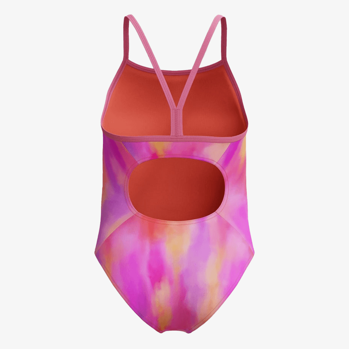 Speedo Girl's Printed Thinstrap Swimsuit Pink 8-A000197002 - Image 2