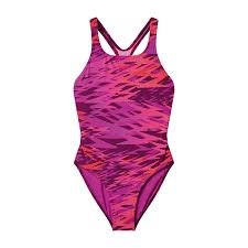 Speedo Girls' HyberBoom Printed Medalist One Piece Μαγιό Κολύμβησης 8-A000260006