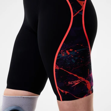 Speedo Women's Fastskin LZR Pure Intent 2.0 Openback Kneeskin Printed 8-A000404007 - Image 4