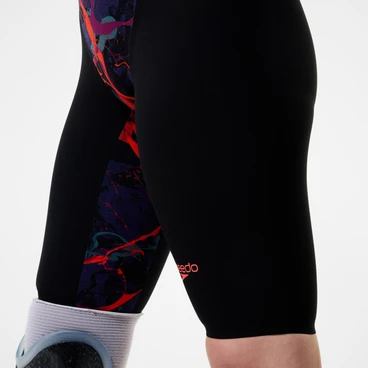 Speedo Women's Fastskin LZR Pure Valor 2.0 Openback Kneeskin Printed 8-A000408007 - Image 4