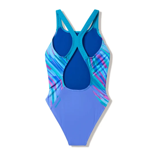 Speedo Girl's Printed Powerback Swimsuit Μαγιό Κολύμβησης 8-003734003 - Image 2