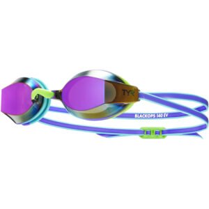 TYR Youth Black Ops 140 EV Mirrored Racing Goggles LGBKOPMJ-185