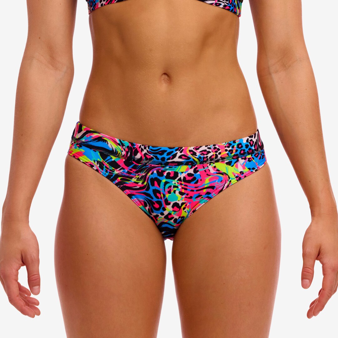 Funkita Ladies Bikini Bottom Sports Brief Lolly Leopard FKS027L72235