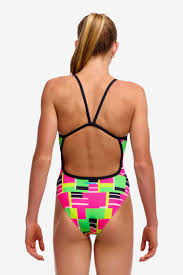 Funkita Girl's Single Strap One Piece Blocked Again FKS030G72108 - Image 2