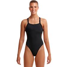 Funkita Ladies Brace Free One Piece Still Black FKS020L00023