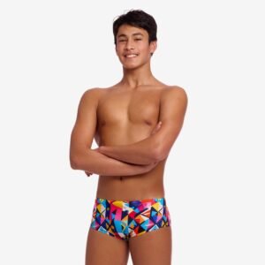 Funky Boy's Sidewinder Trunks Broken Blox FTS015B72384