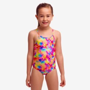 Fukita Toddler Girl's Printed One Piece Dry Me Παιδικό Μαγιό FKS022G72309