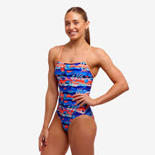 Funkita Ladies Single Strap One Piece Forever Fossil FKS030L72243