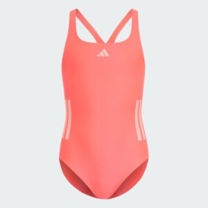 Adidas Girl 3-stripes Swimsuit Παιδικό Μαγιό KH2381