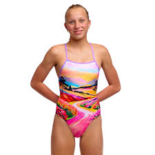 Funkita Girl's Strapped In One Piece Meadow Made FKS034G72296