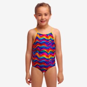 Fukita Toddler Girl's Printed One Piece Plastic Fantastic Παιδικό Μαγιό FKS022G72370