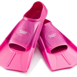 Aqua Speed Short Training Swim Fins Pink 20644-03