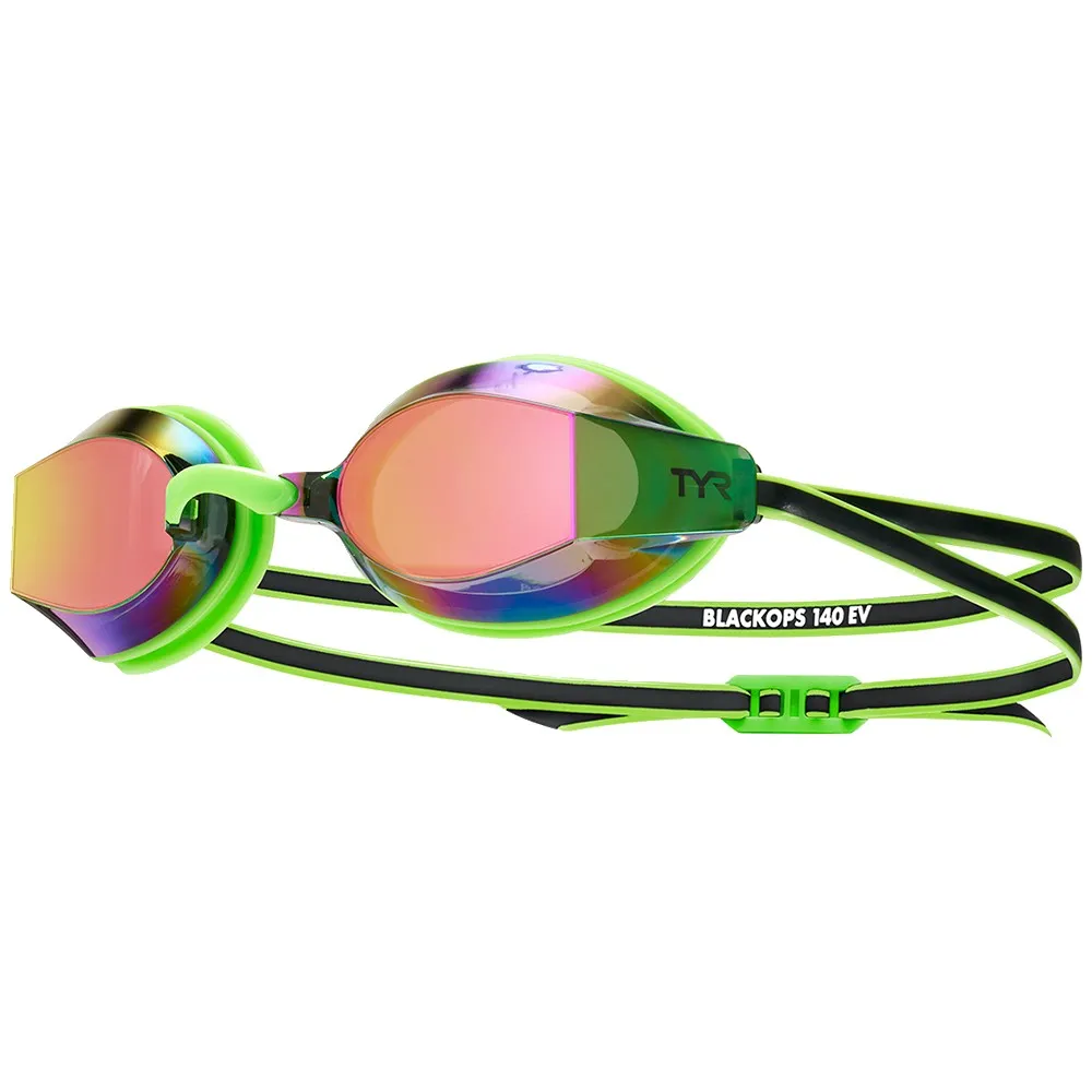 TYR Black Ops 140 EV Mirrored Adult Racing Goggles LGBKOPM-296
